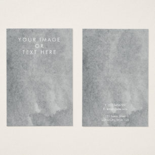 Grey watercolour earring display card