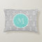 Grey White Anchors Pattern, Mint Monogram