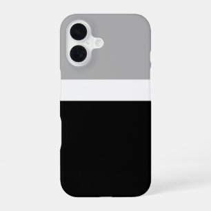 Grey White Black Colours Style Design  iPhone 16 Case