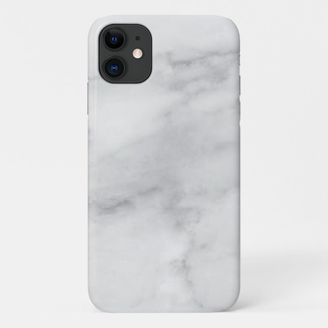 grey white marble Case-Mate Barely There iPhone Case (Back)