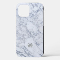 Grey & White Marble Stone Print