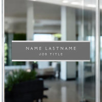 Grey White Modern Elegant Professional Classy