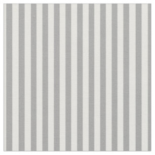 Grey & White Stripes Fabric
