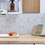 Grey White Vintage Original Unique Watercolor Ceramic Tile<br><div class="desc">Beautiful high quality original watercolor vintage botanical pattern ceramic tile,  delicate light modern grey colour on a white background. Perfect for a fresh style interior design. Perfect for a stylish kitchen backsplash,  bathroom or wall decoration. Cover photo credit: Good-soul-shop</div>