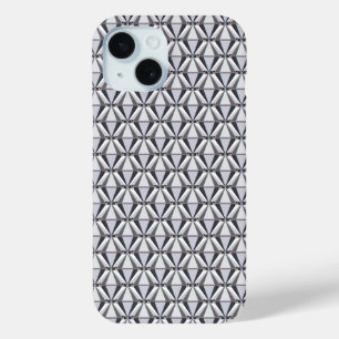 Grey with Pink iPhone 15 Case