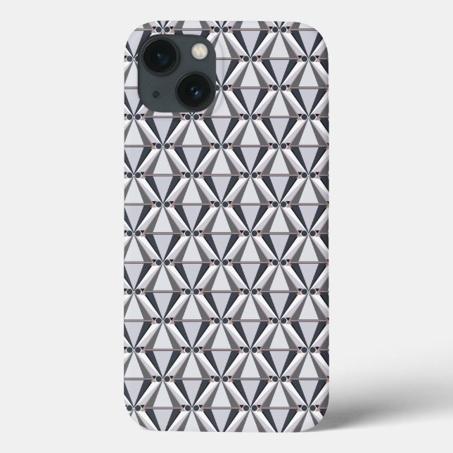 Grey with Pink Case-Mate iPhone Case (Back)