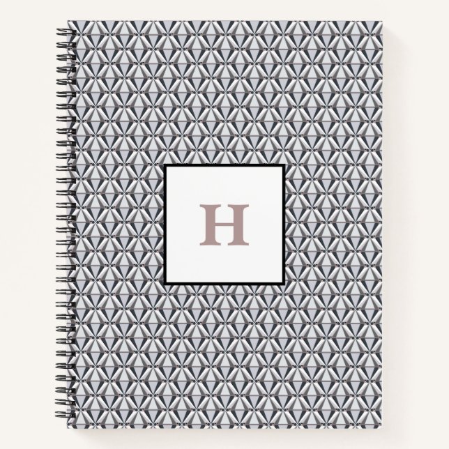 Grey with Pink Notebook (Front)