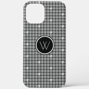 Grey with Silver Accent Houndstooth Case-Mate Case