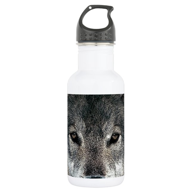Grey Wolf 532 Ml Water Bottle (Front)