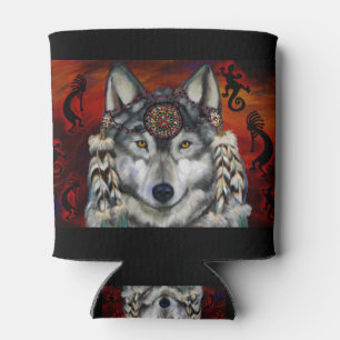 Grey Wolf Can Cooler