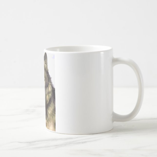 Grey Wolf Coffee Mug (Right)