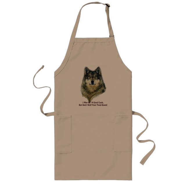GREY WOLF Collection Long Apron (Front)