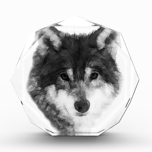 Grey Wolf cool Photo Block (Front)