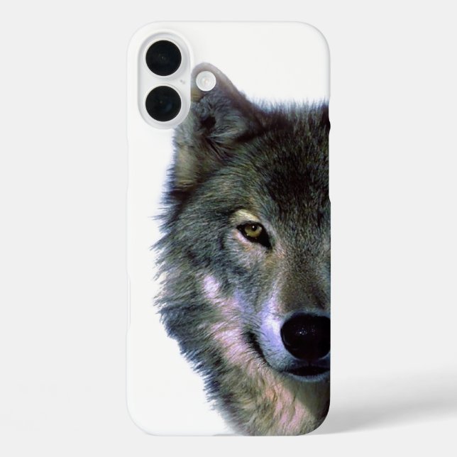 Grey Wolf Eyes Case-Mate iPhone Case (Back)