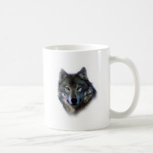 Grey Wolf Eyes Coffee Mug
