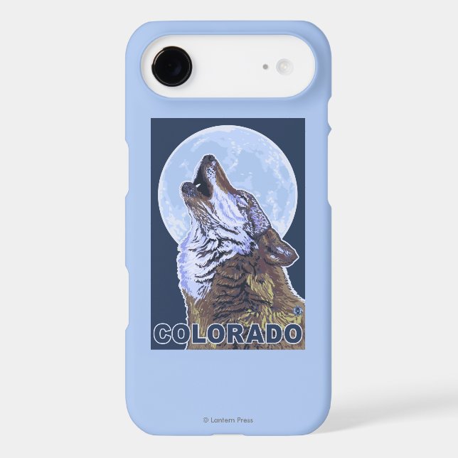 Grey Wolf HowlingColorado Case-Mate iPhone Case (Back)