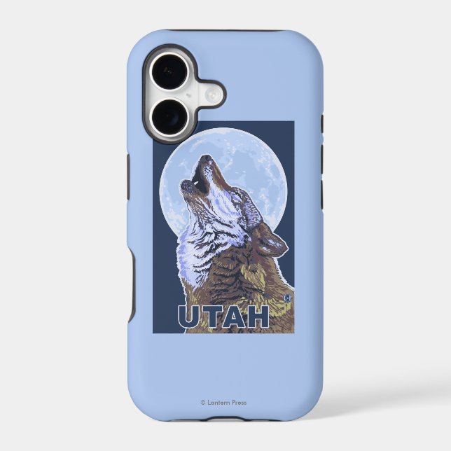 Grey Wolf HowlingUtah (Back)