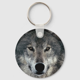 Grey Wolf Key Chains