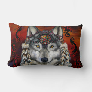 Grey Wolf Lumbar Cushion