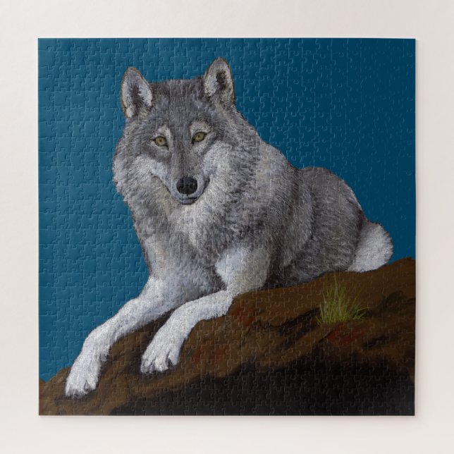 Grey Wolf Puzzle (Vertical)