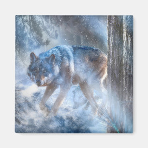 Grey Wolf SEASON OF THE WOLF Magnet