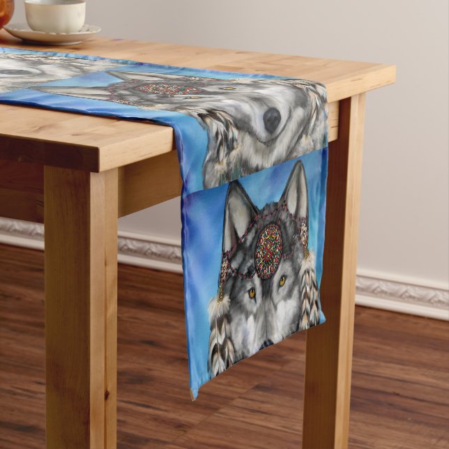 GREY WOLF SHORT TABLE RUNNER (In Situ)