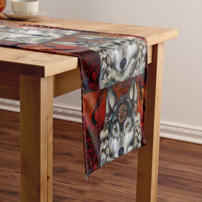 GREY WOLF SHORT TABLE RUNNER (In Situ)