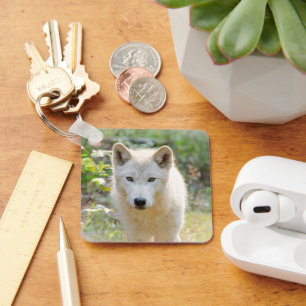 Grey Wolf, Soft Woodland Wildlife Key Ring