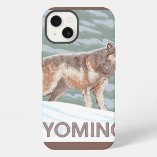 Grey Wolf StandingWyoming iPhone Case