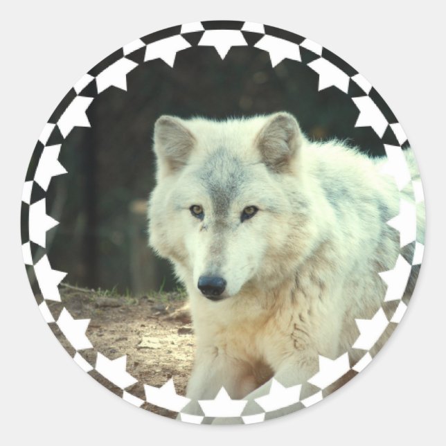 Grey Wolf Stickers (Front)