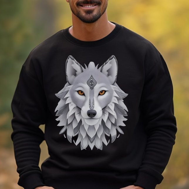 Grey Wolf, Sweatshirt (Creator Uploaded)