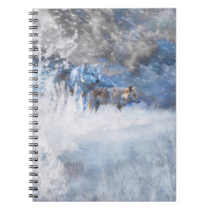 GREY WOLF TERRITORIES NOTEBOOK