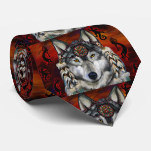 GREY WOLF TIE