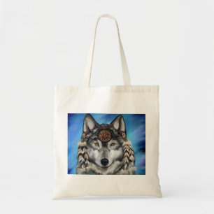 Grey Wolf Tote Bag