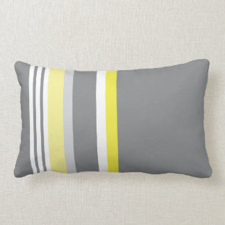 Grey (Yellow stripe) Lumbar Cushion