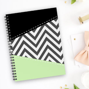 Grey Zigzag, Grey Chevron, Zigzag Pattern, Mint Planner