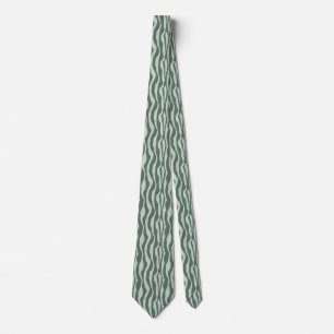 Greyed Jade Shapes Classy Tie