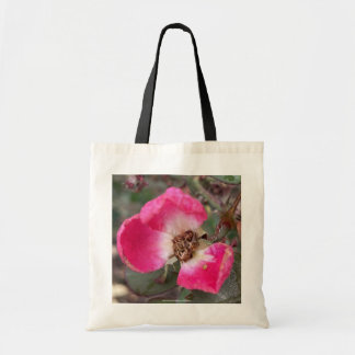 greyforaday Red Floral Tote