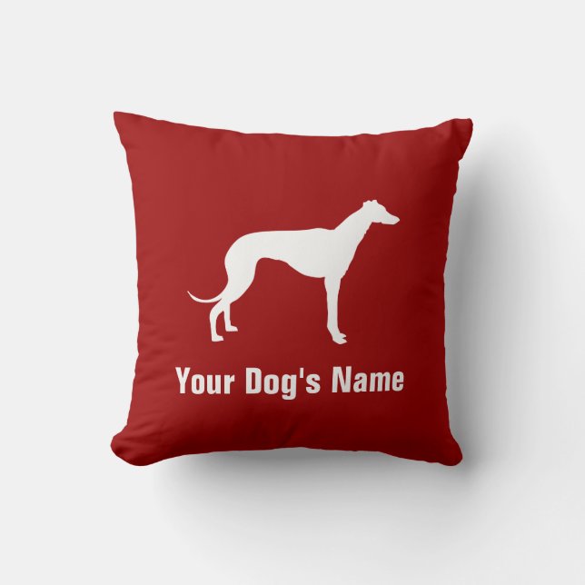 Greyhound グレイハウンド cushion (Front)