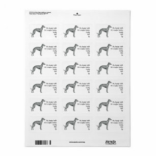 Greyhound Address Label
