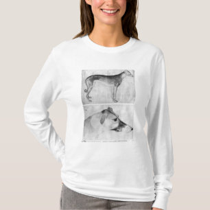 Greyhound and head of a greyhound T-Shirt