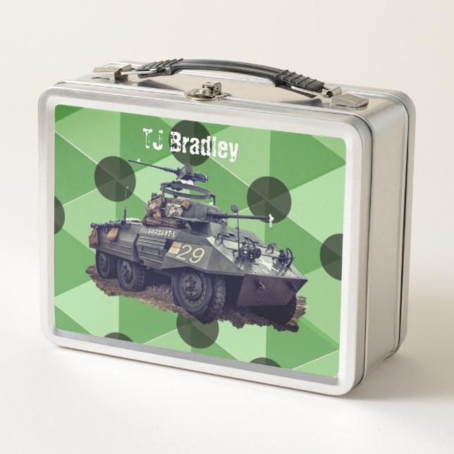 Greyhound APC Metal Lunch Box (Front)