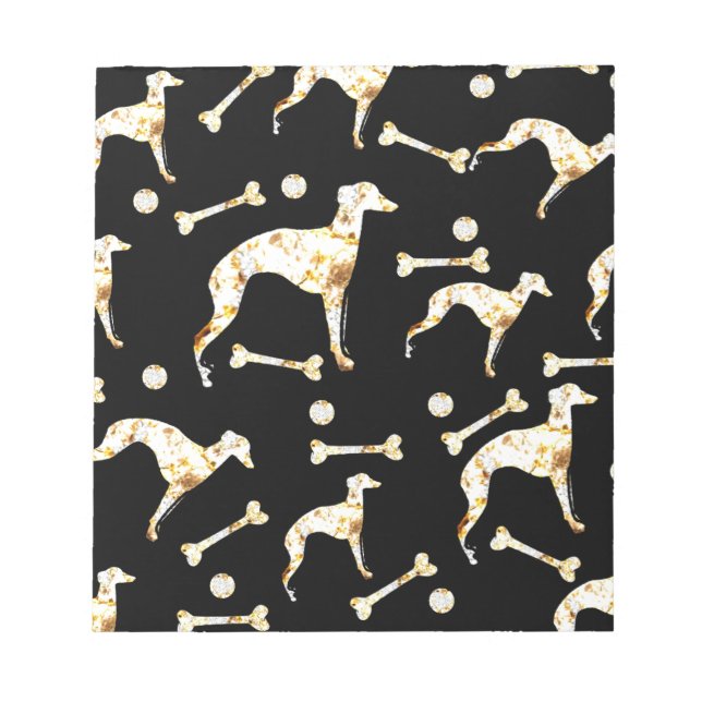 GREYHOUND BLING NOTEPAD (Front)