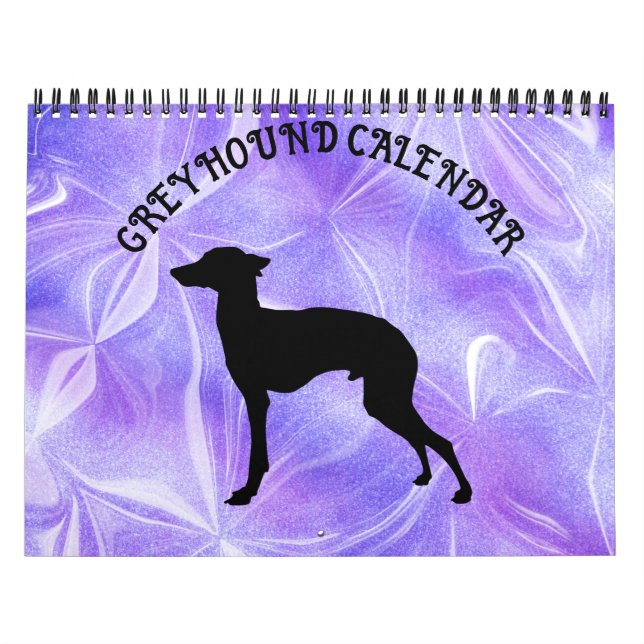 "Greyhound"  Calendar (Cover)