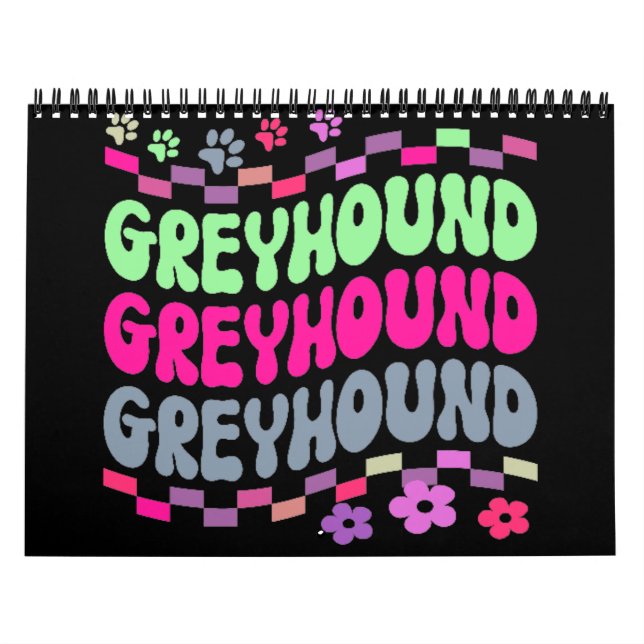 "Greyhound"  Calendar (Cover)