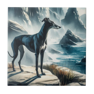 Greyhound Ceramic Tile