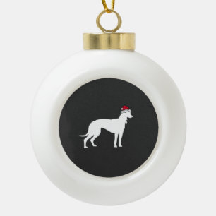 Greyhound Christmas Essential T-Shirt Ceramic Ball Christmas Ornament
