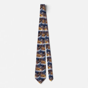 Greyhound Christmas Festive Season  Tie