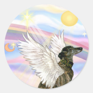 Greyhound Classic Round Sticker