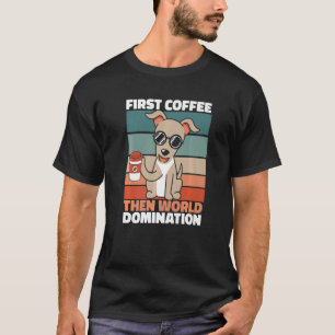 Greyhound Coffee Pet Dog Breed Greyhound T-Shirt
